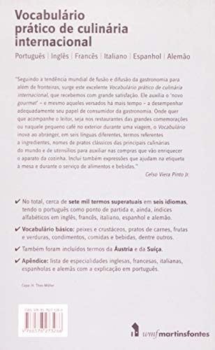 Vocabulário pratico de culinária internacional