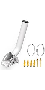 XRDS-RF - Supporto da parete per antenna TV da 25,4 cm, resistente XRDS-RF - Supporto da parete per antenna TV da 25,4 cm, resistente