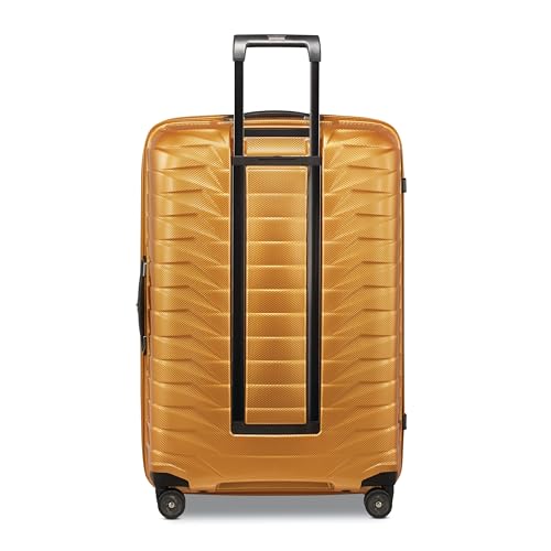 Image of Samsonite Proxis Large Hardside Luggage with Dual Spinner Wheels - Innovative Roxkin Lightweight Shell With Ultimate Durability- Includes TSA Lock, Ergonomic Telescoping Handle - Honey Gold