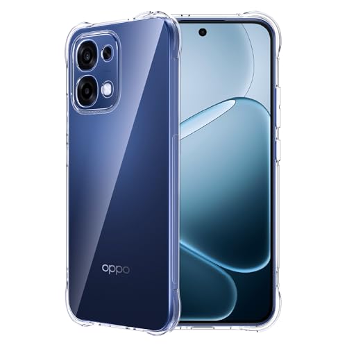 FDHYFGDY Cover per OPPO A6 Pro 5G/4G Custodia per Telefono, Anti-ingiallimento Antiurto Trasparente con Custodia Protettiva, Ultra Sottile Morbido in TPU Custodia Protettiva