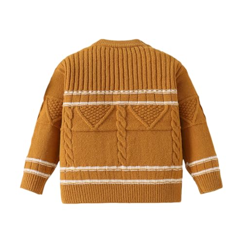 Image of Hopscotch Boys Polyester Blend Round Neck Sweaters