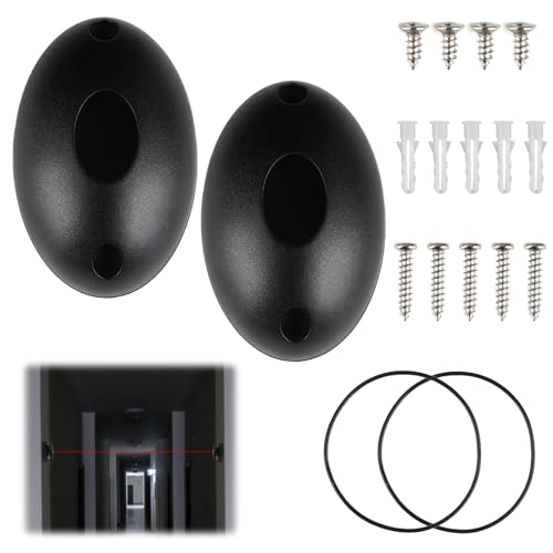 Universelles Infrarot-Lichtschranken-Set für Tor und Garage, kompatibel mit 12/24 V AC-DC, Sicherheitssensor mit Sonnenfilter, wetterbeständig