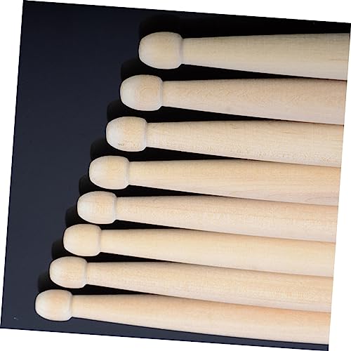Baquetas de madera de arce 5A beige 41 cm 2 pares miniatura 5