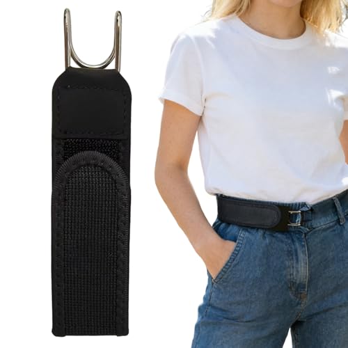No Buckle Invisible Thin Strap, Unisex Buckless Belts, No-Buckle Invisible Adjustable Waist Strap, For Jeans Pants Work Casual Business Home Travel Commuting Daily Wear