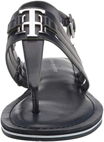 Tommy Hilfiger Women's TWSHERLIE Flat Sandal, Navy409, 10 | Image 1