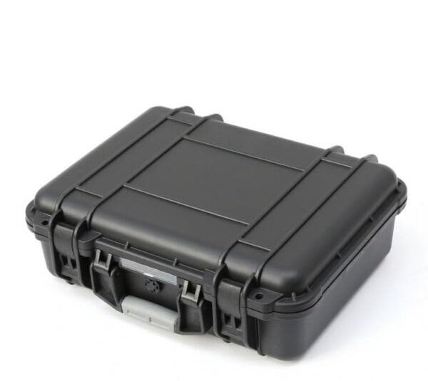 ROBUSTO CASES RC4414 IP67 Certified Waterproof Dust-proof Hard Rolling Case Tool Box with Cubed Foam Watertight Equipment for Photography Safety law enforcement Military Hunting (Black)