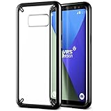 【VRS】 Galaxy S8 Plus 対応 ケース 耐衝撃 クリア Crystal MIXX 衝撃 吸収 ハイブリッド 薄型 スリム 透明 ハード カバー [ ギャラクシーS8プラス 専用 ] ブラック