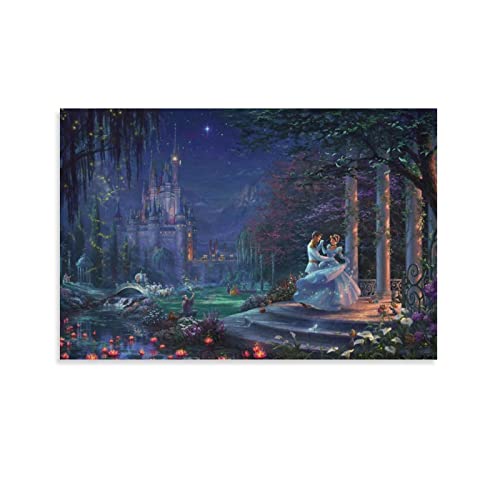 Thomas Kinkade g[}XELPCh Vfwi|X^[ EH[A[g LoX  摜 |X^[ ǂ̊G Ǌ| Ǐ aMtg z[12x18inch(30x45cm)