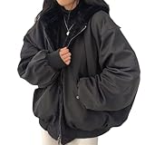 Taglio corto: Questo cappotto è generalmente corto, cioè arriva fino alla vita o leggermente più lungo, per adattarsi meglio a jeans, gonne o altri capi inferiori.------Cappotto in stile teddy da donna leopardato, giacca invernale da donna con cappuccio in pelliccia, giacca reversibile da donna, giacca invernale da donna con cappuccio in pelliccia, cappotto invernale da donna, giacca da donna con cappuccio in pelliccia, giacca reversibile da donna con cappuccio in pelliccia