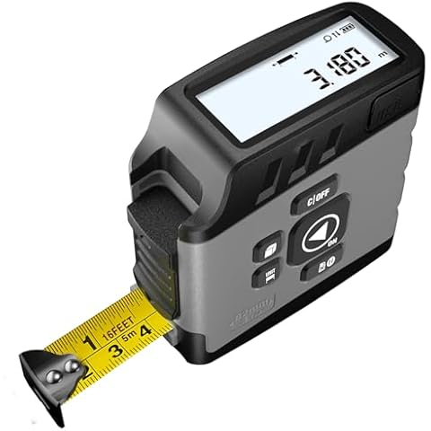 ACPOTEL 2-in-1 Digital Tape Measure 16Ft Cover