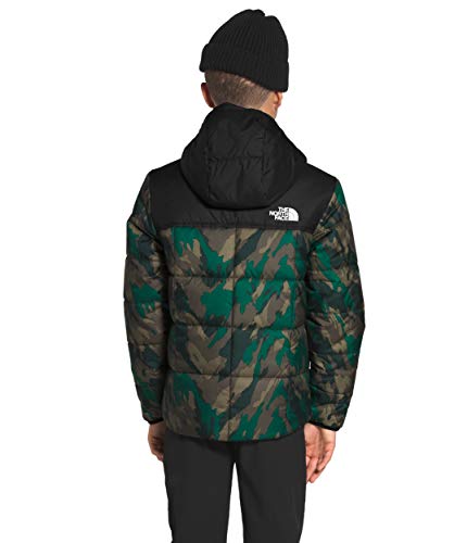 Image of The North Face Boy's Reversible Perrito Jacket (Little Kids /Big Kids) Evergreen Mountain Camo Print SM (7-8 Big Kids)