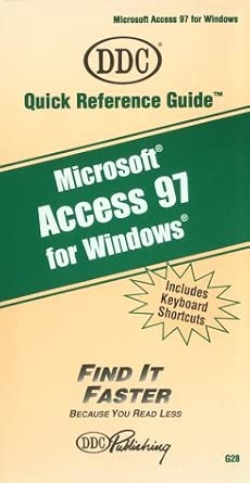 Buy Microsoft Access 97: Quick Reference Guide Book Online at Low ...