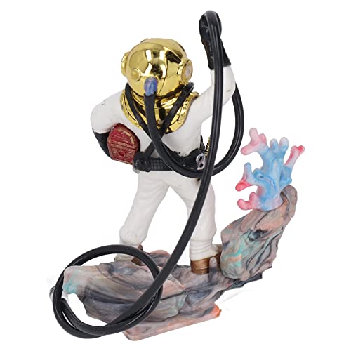 Decoração de AquáRio de Mergulhador, Ornamento de Tanque de Peixes de Mergulhador Kit de DecoraçõEs