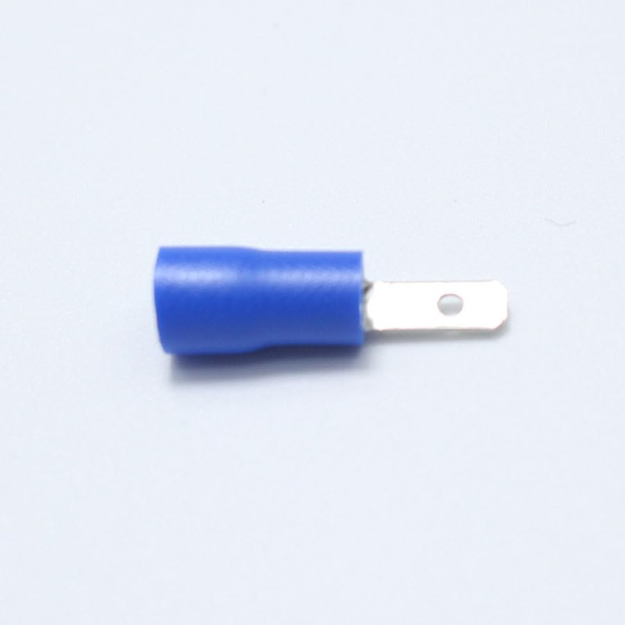 10pcs Male + 10pcs Female2.8mm Spade Crimp Terminal Pre Insulated Electrical Connectors for 16AWG - 14AWG Wire /1.5-2.5mm2 Cable VUQLDHAYZ