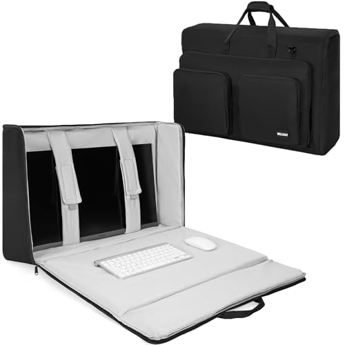 WELIDAY Monitor Carrying Case for Transporting LCD Screens, Monitors and TVs Between 19"- 24"