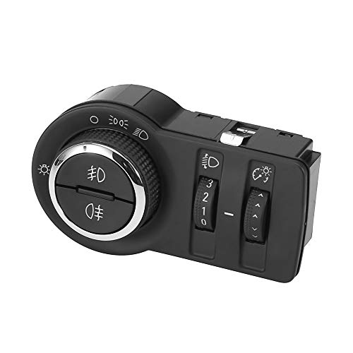 X AUTOHAUX Headlight Switch Dimmer Switch Fog Lamp Main Light Switch for Chevrolet Cruze J300 2010-2017 13301749