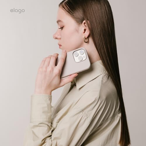 elago Compatible with iPhone 16 Case, Premium Liquid Silicone Case, Full Body Protective Cover, Shockproof, Slim Phone Case, Anti-Scratch Soft Microfiber Lining, 6.1 inch (Stone) elago Compatible with iPhone 16 Case, Premium Liquid Silicone Case, Full Body Protective Cover, Shockproof, Slim Phone Case, Anti-Scratch Soft Microfiber Lining, 6.1 inch (Stone)