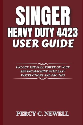 Singer Heavy Duty 4423 User Guide: Unlock the Full Power