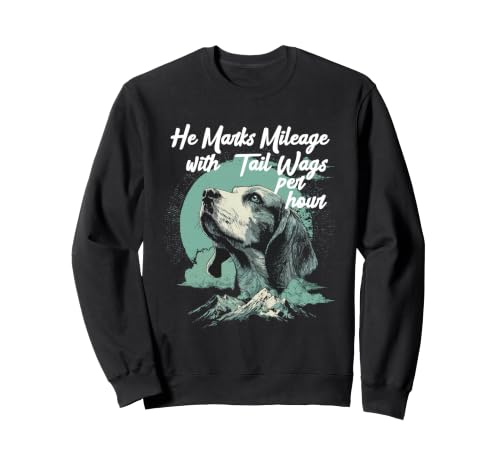 HE MARKS MILEAGE WITH TAIL WAGS PER HOUR �g���[�i�[