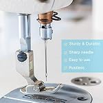 Sewing Machine Needles, 50 Count, Universal Regular Point Sewing Machine Needles for Singer, Brother, Janome, Varmax, Bernina, Kenmore, Schmetz, Sizes 65/9, 75/11, 90/14, 100/16, 110/18