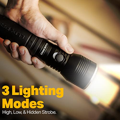 Luxpro Ultra Bright 1200 Lumen Cree Led Flashlight With Tackgrip Lp1312R #TOP2