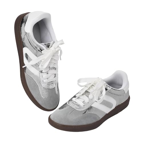 BEST TRENDY Stylish Fashion Sneakers for Women - Versatile Tennis, Running & Work Shoes, Available in Black, Silver, Gold, and White, Comfortable, Durable & Trendy Footwear for Every Occasion3