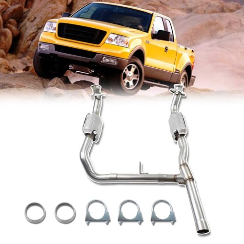 PTPDRH Catalytic Converter Kit Compatible with 2004-2008 Ford F-150 RWD 4.6L, 2pcs (EPA Compliant) by PTPDRH - Used condition - US$176.76