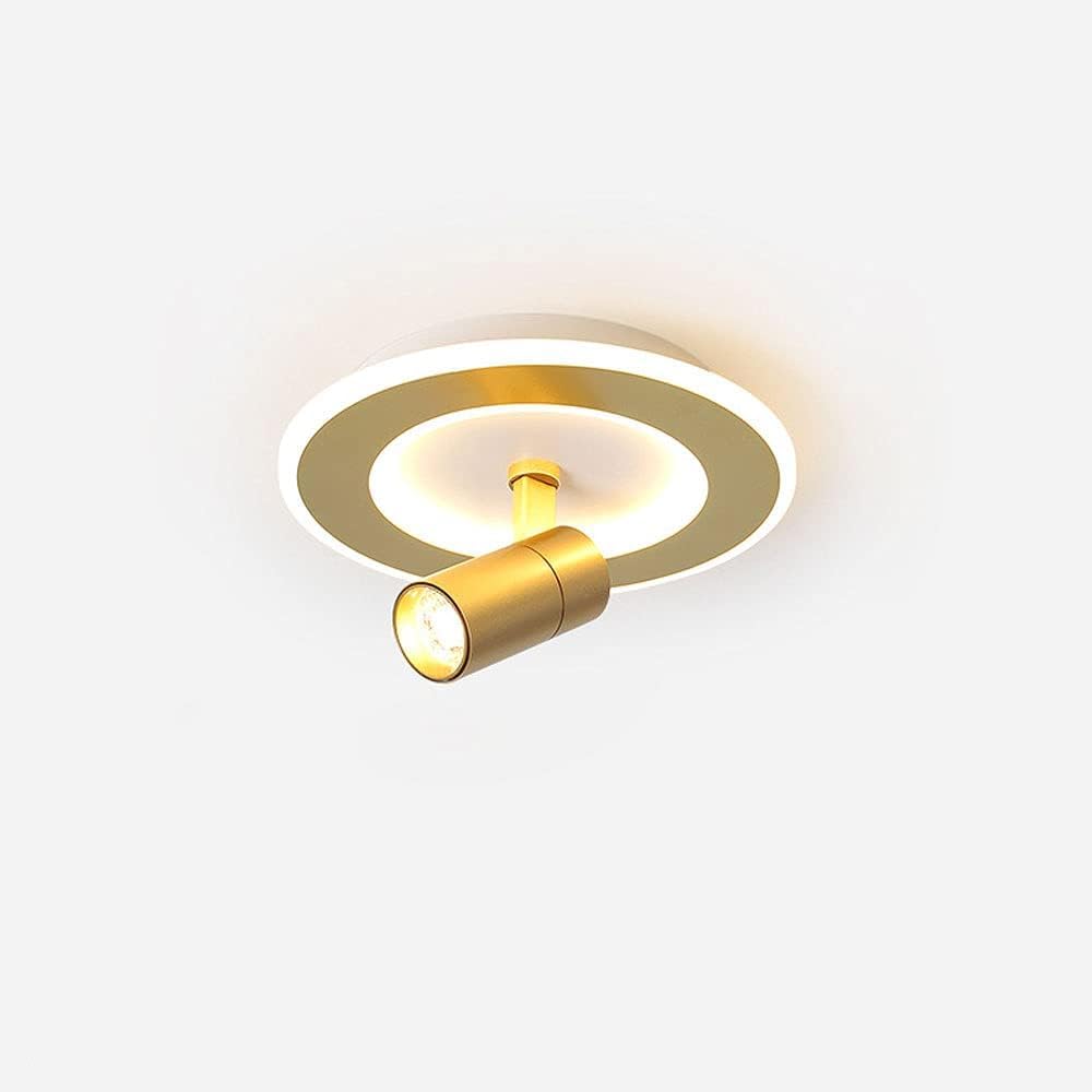 Plafonnier LED rond lumière chaude pour sublimer le couloir et le vestiaire