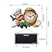 iPreference 2 in 1 Wall Clock and Black Board with Chef Décor Display and Leave Your Message on The rewritable Black Board, Decoration/Home/Kitchen/Livingroom/Dining Room/Restaurant/Bar/Cafe
