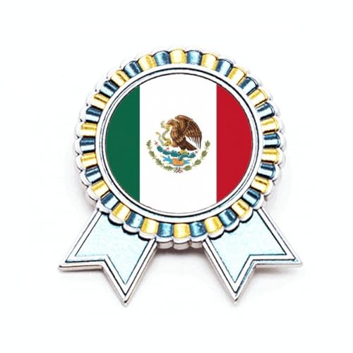 Broche drapeau Mexique médaille prix Amérique du Nord M