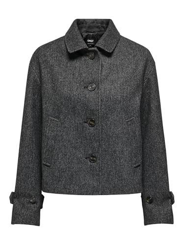 Veste courte Femme ONLY Onlasta blouson Otw noir en textile souple