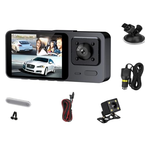 Caméra grand angle de voiture 1080p avec détection de collision et enregistreur de parking
