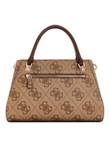 Guess Noelle II Luxus-Damen-SatchelLatte-Logo/Braun/U
