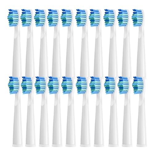 電動歯ブラシヘッド 4個入り D7/D8/FW507/FW508/FW551/917/959/SG-E9対応(20pcs White)
