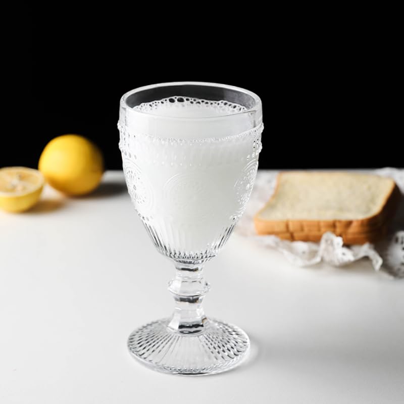 Szklane szklanki o pojemności 300 ml, ze wzorem słonecznika, eleganckie szklanki do wody, soku, kawy, kuchni, baru, szklanki do picia