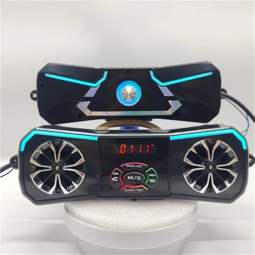 Parlantes para manubrio de motocicleta con audio inalámbrico miniatura 4