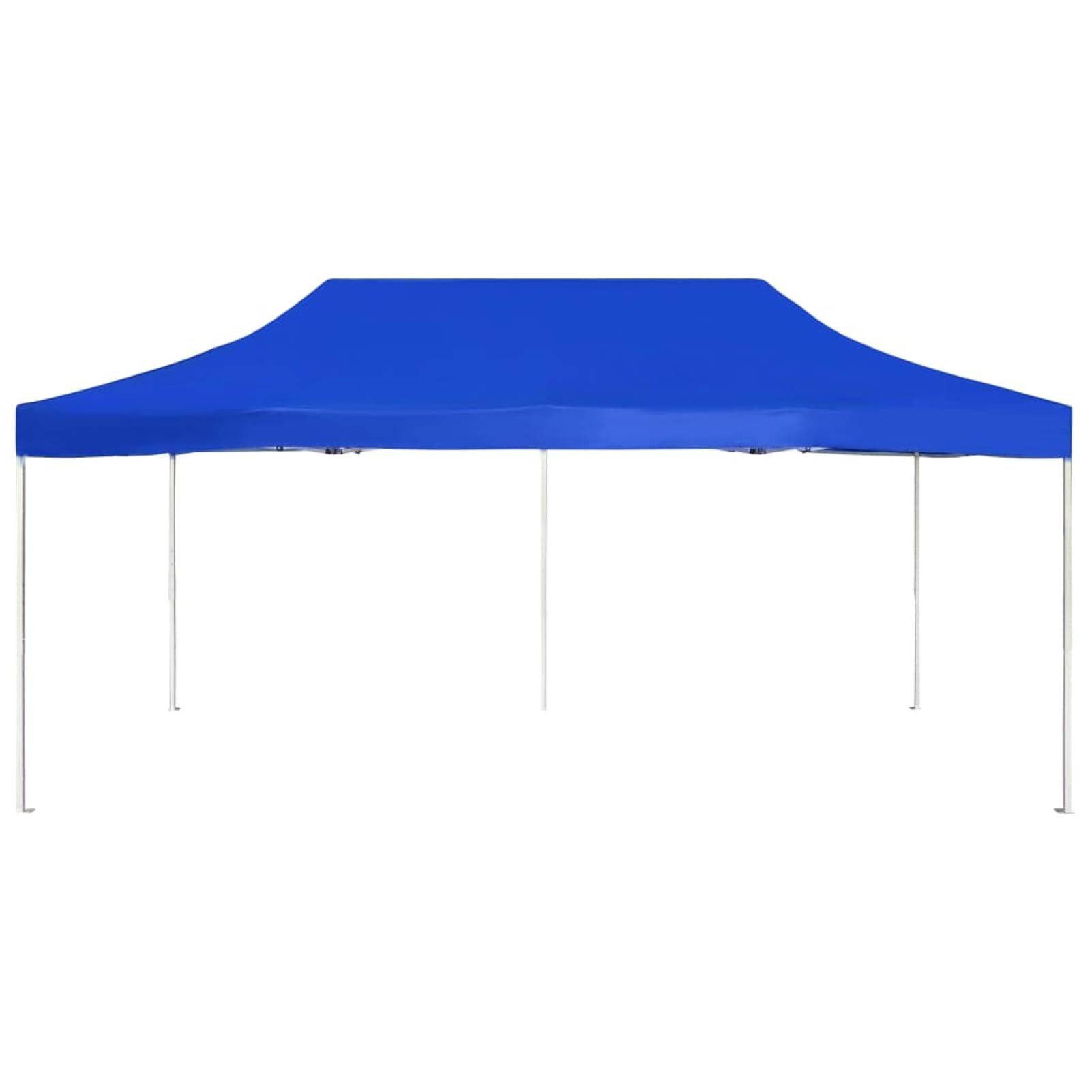 Gazebo Professionale Pieghevole Alluminio 6x3 m Blu,Gazebo Pergola Con Telo Impermeabile Richiudibile E Struttura Rettangolare In Acciaio Inossidabile Ad Alta Densità,Per Arredo Giardino,Terrazz