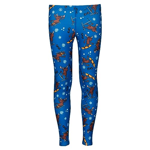 Hot Chillys Youth Originals Print Tights | Midweight Warm Moisture-Wicking Quick-Drying Body Fit Winter Tights for Children