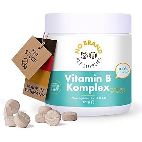270 Tabletten Vitamin B Komplex für Hunde I hochdosiert I Nahrungsergänzungsmittel aus natürlichen Extrakten I Bierhefe Cover