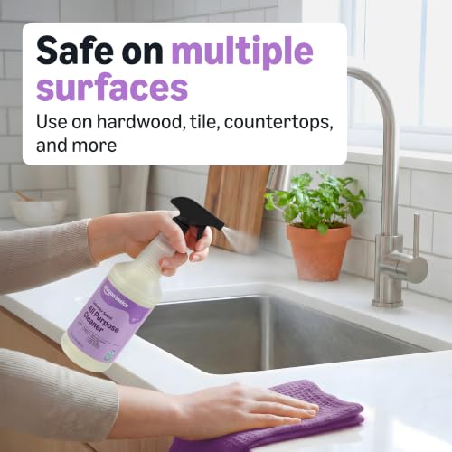 Amazon Basics All Purpose Cleaner, Lavender Scent, 32 fl oz, Pack of 2 (Previously Presto!) - image 3