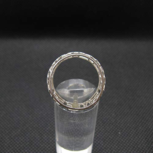 Bague en argent faite main style bohème avec fleurs 14mm - 4