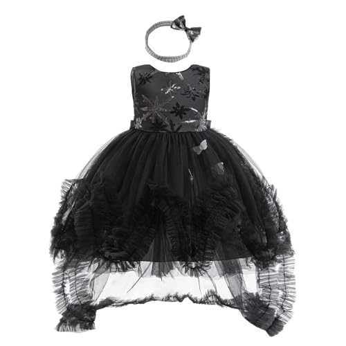 Robe Halloween sans manches fille imprimée fête automnale