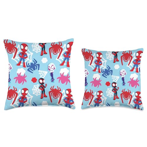 Coussin Spidey Team Marvel lit enfant oreiller imprimé multicolore 40cm - 4