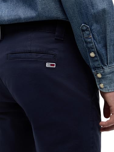 Tommy Jeans Chino Uomo Tjm Scanton Chino Pant Slim Fit, Blu (Twilight Navy), 30W / 32L - 3