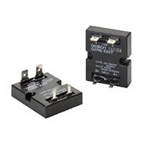 Omron G3NE-210T-US DC24 Solid State Relay, Zero Cross Function, Phototriac Coupler Isolation, 10 A Rated Load Current, 100 to 240 Rated Load Voltage, 24 VDC Input Voltage