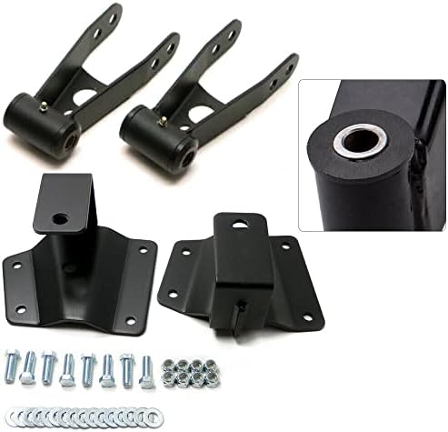 MaXpeedingrods 2-Inch Rear Drop Hanger For Chevy Silverado/GMC Sierra 1500 2WD (1988-1998) - Lowering Kit Part