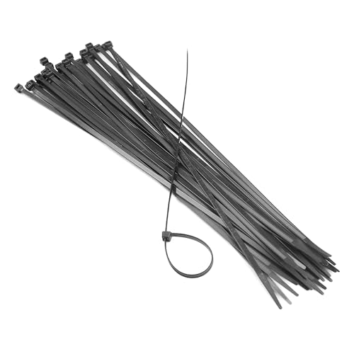 Dekton 30PC Cable Tie Set - 4.8MM X 380MM Black