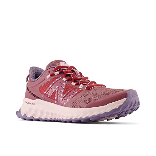 New Balance New Balance Women's Fresh Foam Garoe V1 Trail Running Shoe, Washed Burgundy/Stone Pink/Sage Leaf, 5