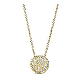 Ganz gleich, welchen Stil Du bevorzugst – mit dieser Halskette mit funkelndem Muster aus Pandora Shine (18 Karat vergoldete spezielle Metalllegierung) kannst Du Deine Geschichte erzählen