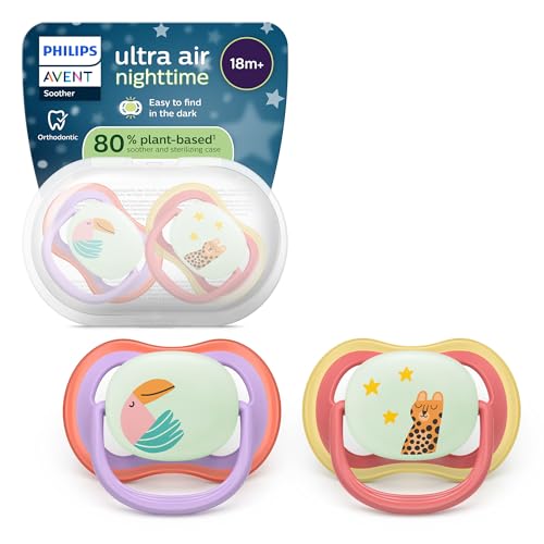 Philips Avent ultra air Nighttime Schnuller – kiefergerecht geformtes...